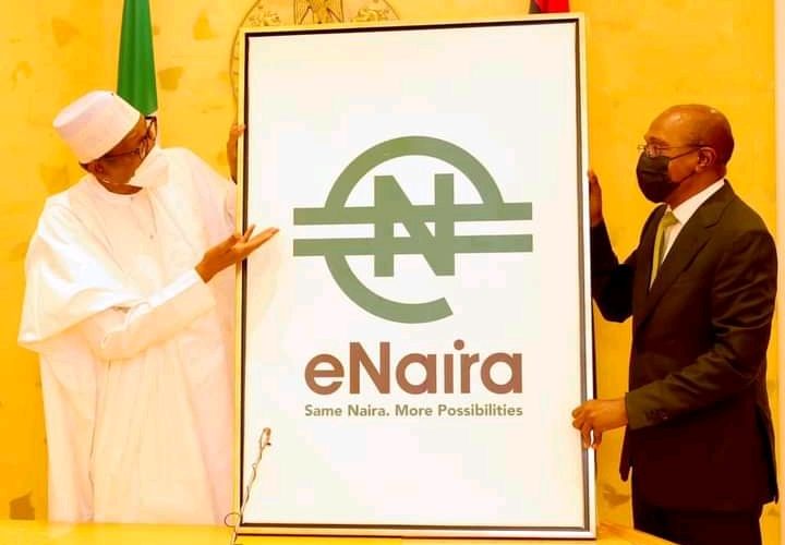Buhari Launches Digital Currency eNaira, As CBN Makes Transactions On It Free For 90 Days