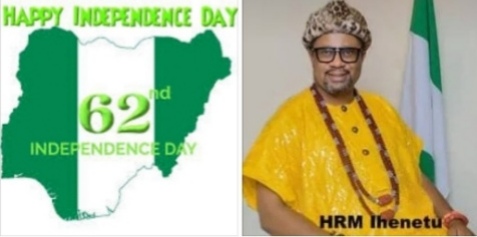 At 62-yr Independence: Nigeria Yet To Attain Goals Of Founding Fathers – HRM Ihenetu, Eze Igbo Ghana